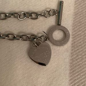 Tiffany & Co rolo link bracelet with toggle clasp